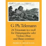 Telemann, GP Trio Sonata 24 in c minor (TWV42:c3)