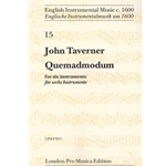 Taverner, John Quemadmodum (Sc+P)