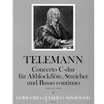 Telemann, GP Concerto in C Major (Set of parts: 4,4,3,4,3)