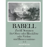 Babell 12 Sonatas, nos. 1-3