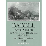 Babell 12 Sonatas nos. 10-12