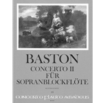 Baston Concerto II in C Major (w/ keyboard reduction)
