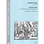 Finger, Gottfried: Sonata in C major for Recorder, Oboe, Violin, and BC