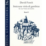 Funck, David : Stricturae viola-di gambicae fur vier Violen da Gamba