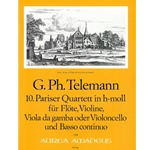 Telemann, GP Paris Quartet no. 10 in b minor (TWV 43:h2)