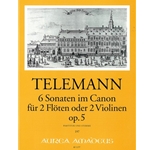 Telemann, GP 6 Sonata in Canon, op. 5