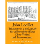 Loeillet, John Trio Sonata in c minor, op. 2/6