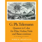 Telemann, GP: Quartett 4 in C Major (TWV 43:C1)