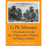 Telemann, GP Trio Sonata 3 in A Major (TWV 42:A2)