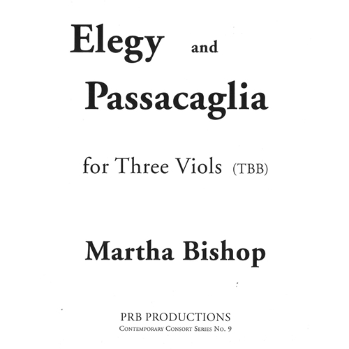 Bishop: Elegy and Passacaglia