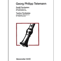 Telemann, GP 12 Fantasias after TWV40:2-13
