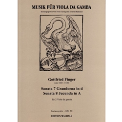 Finger, Gottfried: Sonata 7 Grandoena in d, Sonata 8 Jucunda in A