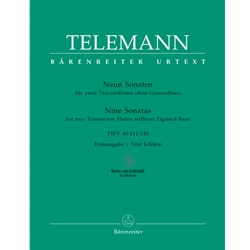 Telemann, GP: 9 New Sonatas