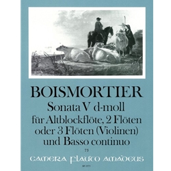 Boismortier, JB de: Sonata in d, op. 34/V