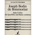 Boismortier, Joseph Bodin de Suite in G Major, op. 35, no. 2  (Sc+P)