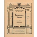 Ammerbach Passamezzo Antico (16th Century) (Sc+P)