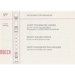 Guzowski, Zbigniew: Eight Polish Songs (score)