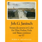 Janitsch Sonata da camera op. 1/2 in G Major