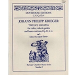 Krieger: 12 Sonatas, op. 2/4-6 (Sc+P)