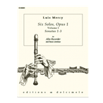 Mercy, Louis: Six Solos, op. 1/1-3