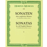 Parcham, Topham and others: Sonatas by Old English Masters, Vol. I - Williams: Sonata in d, Parcham: Sonata [Solo] in G, Topham: Sonata in c