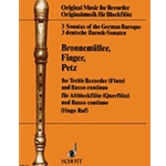 Ruf, Hugo ed.: 3 Sonatas of the German Baroque