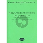 Telemann, Georg Philipp: XIIX Canons Melodieux ou VI. Sonates