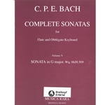 C.P.E. Bach : Complete Sonatas for Flute and Obbligato Keyboard vol.5