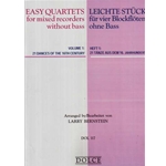 Easy Quartets for mixed recorders without bass - vol 1