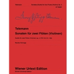 Telemann: 6 Sonatas for 2 Flutes Op. 2