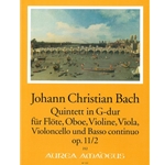 Bach, JC 6 Quintets, op. 11, v. 2: G Major