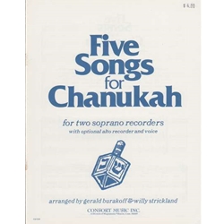 Burakoff, Gerald 5 Songs for Chanukah (Sc)