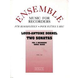 Dornel 2 Sonatas (1713/1723) (Sc+P)