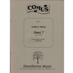 Baker Duet 7 op. 72 (1976) (Sc)