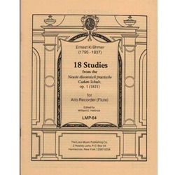 Krahmer 18 Studies from "Neuste Theoretische Practische Csakan Method"