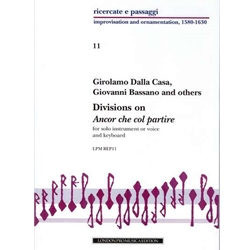 Bassano, Giovanni Ancor Che Col Partire (9 settings) (Sc+P)