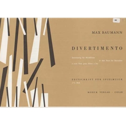 Baumann Divertmento (Sc)