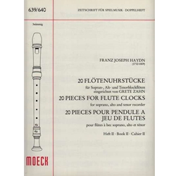 Haydn 20 Pieces for Flute Clocks, Book 2 (Sc)