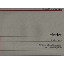 Heider Katalog for a Solo Player