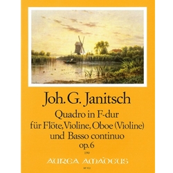 Janitsch Quadro in F Major op. 6 (Sc+P)