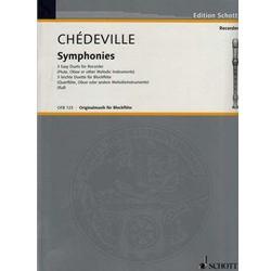 Chedeville, N Simphonies- 3 Easy Duets (Sc)