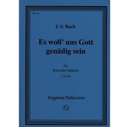 Bach, JS Es Woll’ uns Gott Genadig Sein (Sc+P)