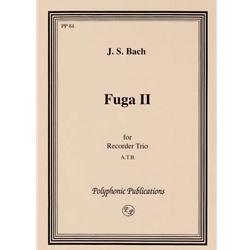 Bach, JS Fuga II (Well-Tempered Clavier, Vol. I)