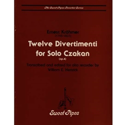 Krahmer 12 Divertimenti for Solo Csakan