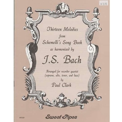 Bach, JS 13 Melodies From Schemelli’s Song Book (Sc)