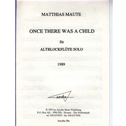 Maute, Matthias Once there was a child