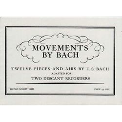 Bach, JS Movements (12 selected pieces and airs) (Sc)