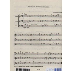 Handel, GF Air from "Giustino" & "Symphonie for Flutes" (Sc)