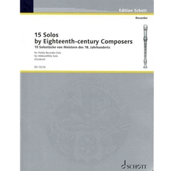 Giesbert 15 Solos by 18th Century Composers