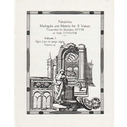 Palestrina, [No Selection] and others: Madrigals and Motets for Five Voices, Vol.1